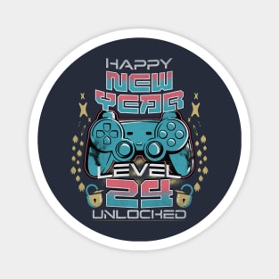 Happy New Year Level 24 Unlocked Magnet